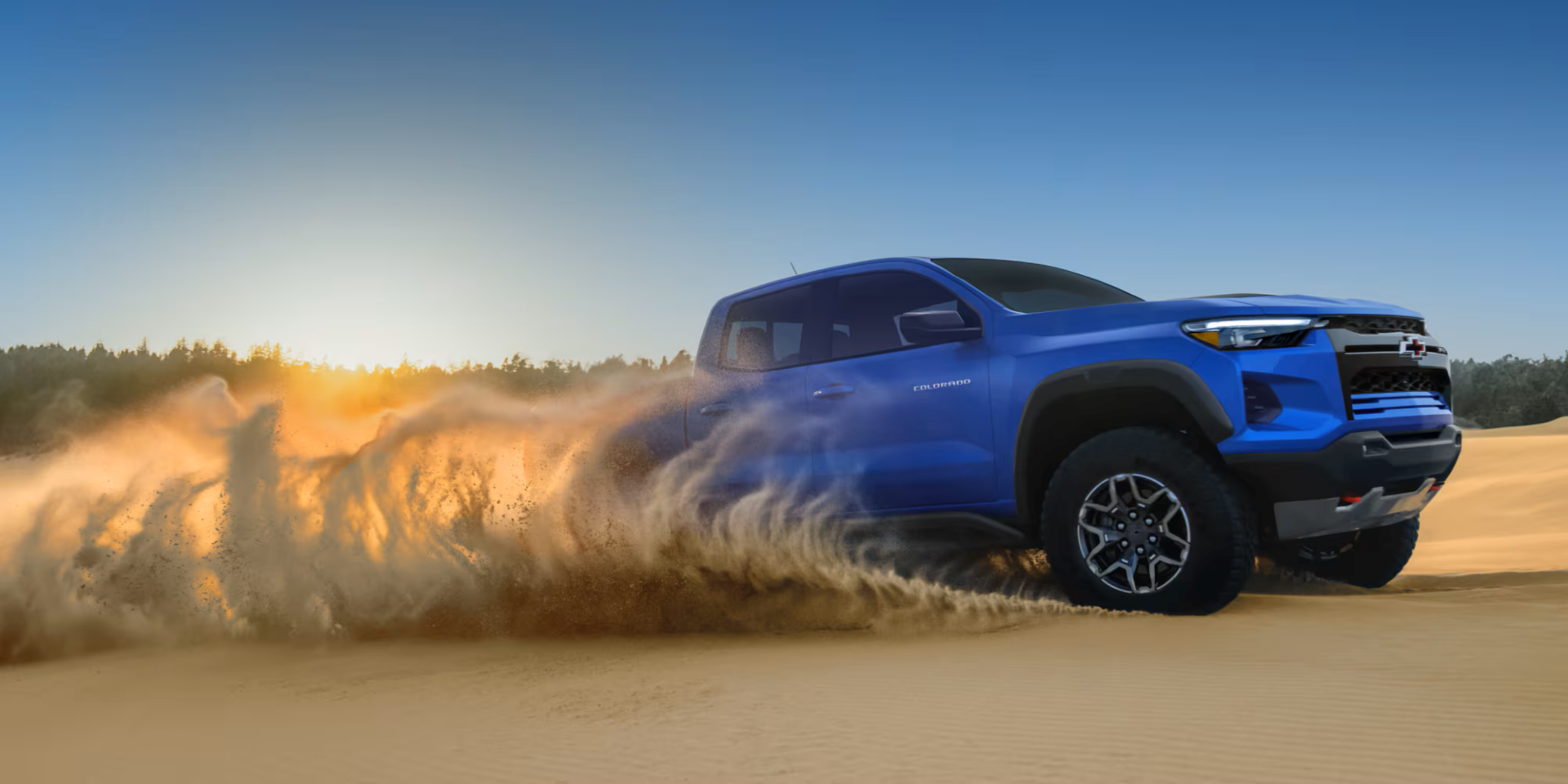 2026 Chevy Colorado in the sand