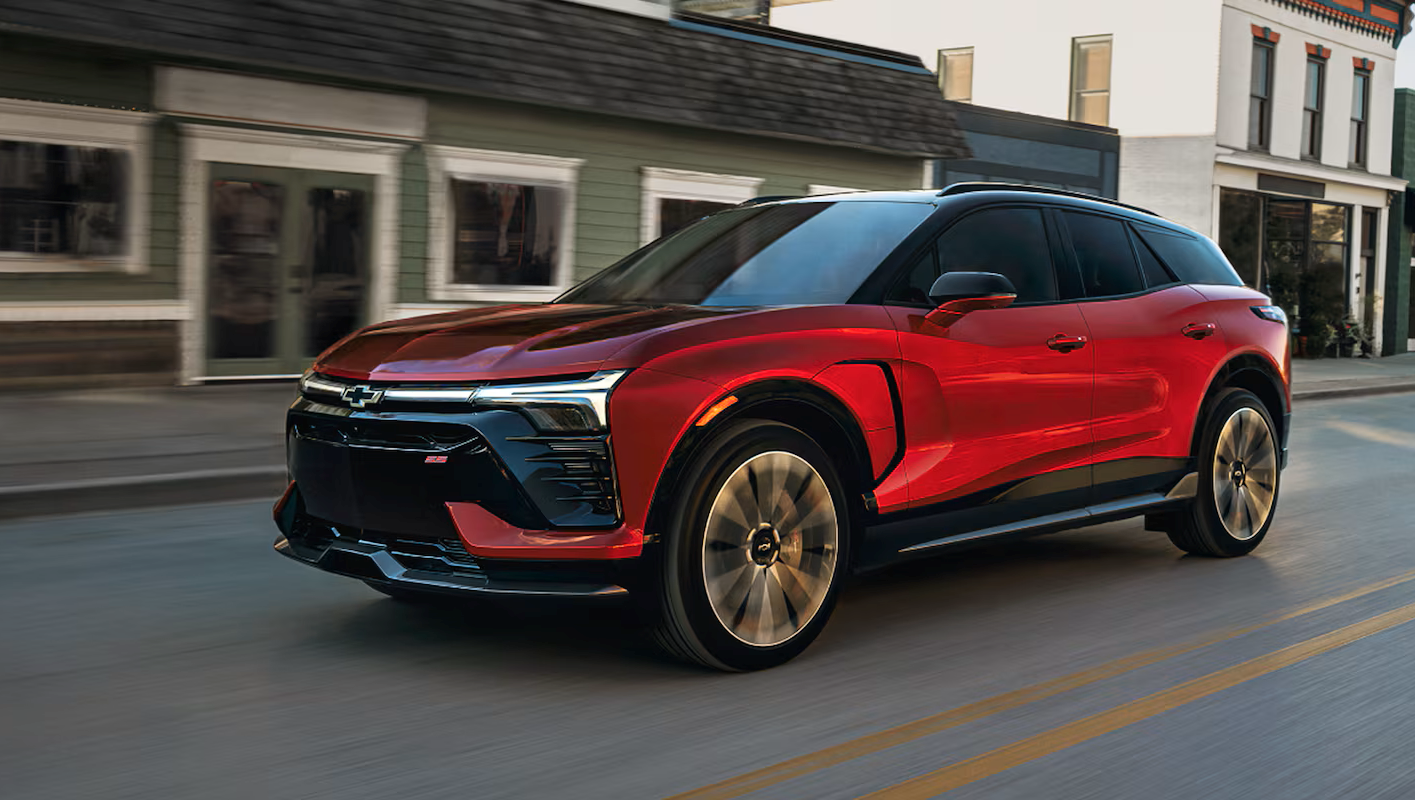 2026 Chevy Blazer EV city cruising