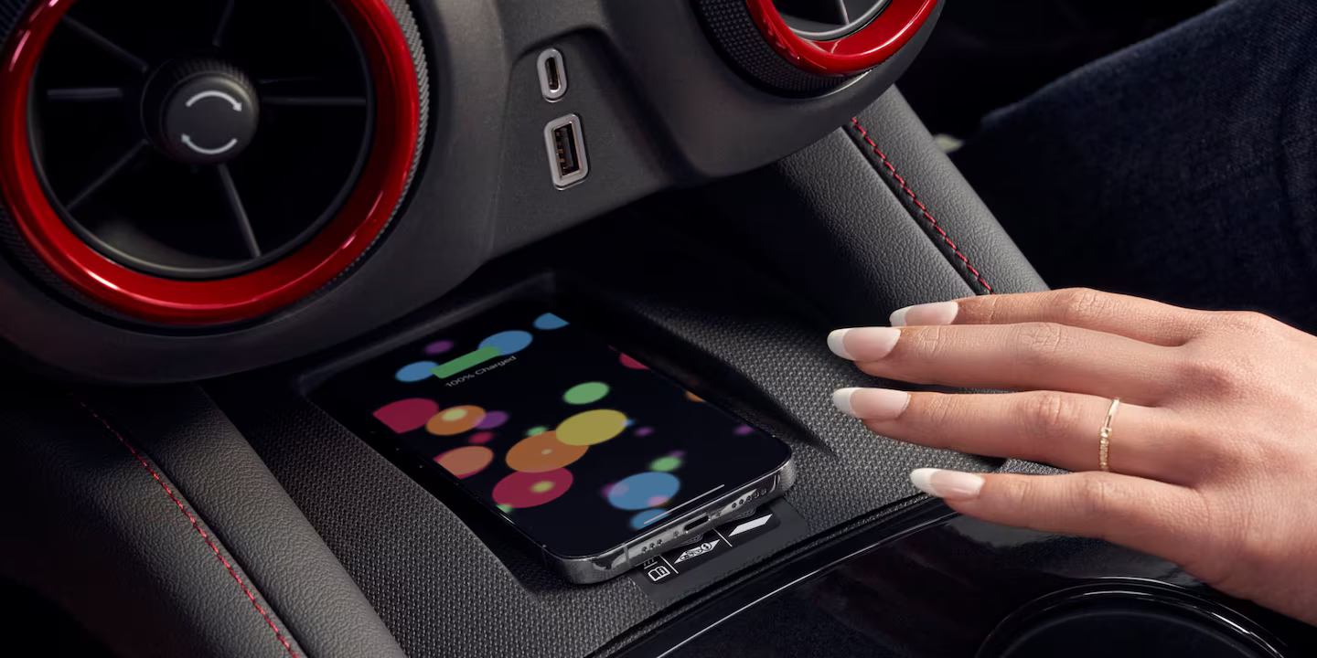 Wireless charging pad in Chevrolet Blazer