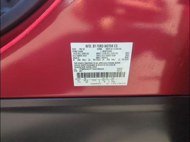 2018 Ford Explorer Platinum