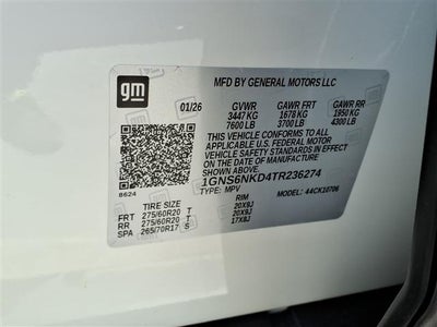 2026 Chevrolet Tahoe LT