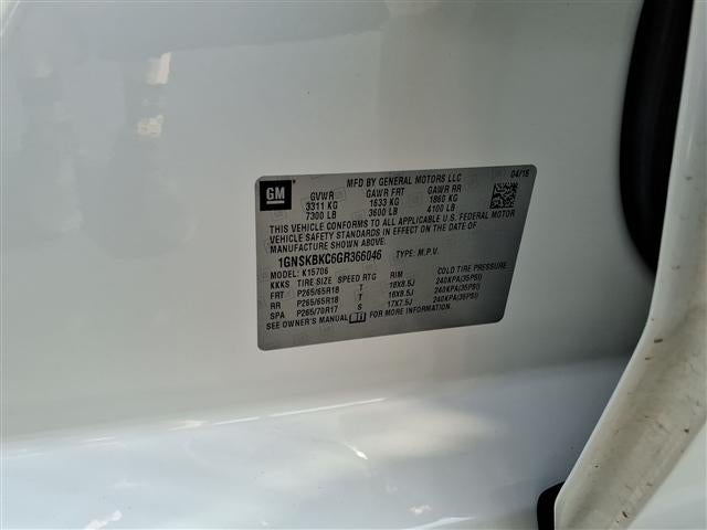 2016 Chevrolet Tahoe LT