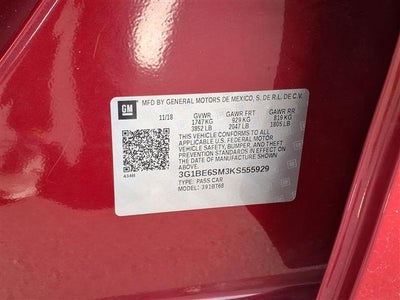 2019 Chevrolet Cruze LT