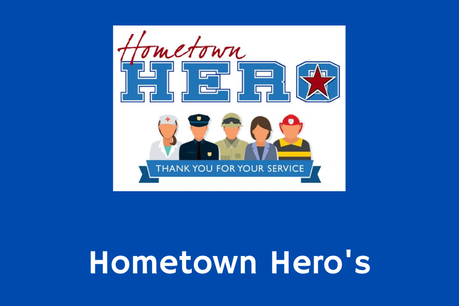 Hometown hero logo