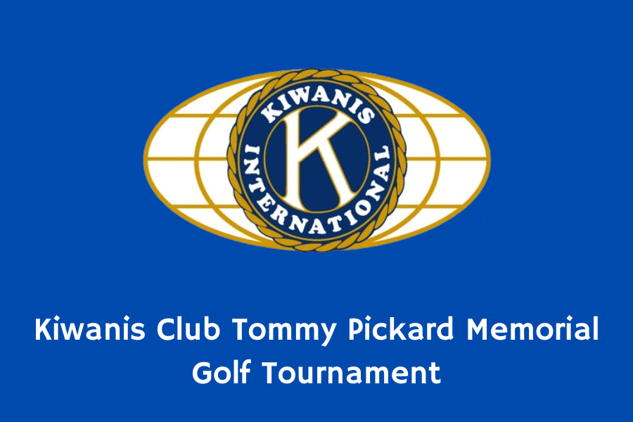 Kiwanis club tommy pickard memorial golf tournament logo