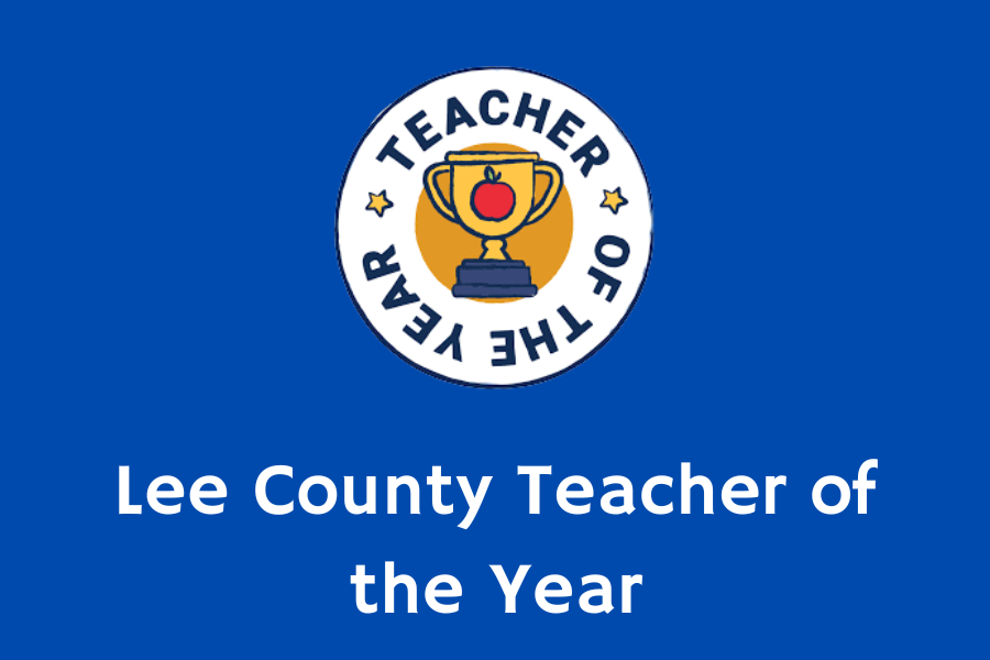 Lee County Teacher of the Year logo