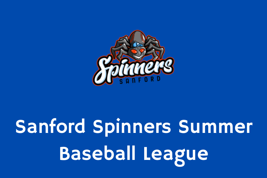 Sanford Spinners summer baseball league logo