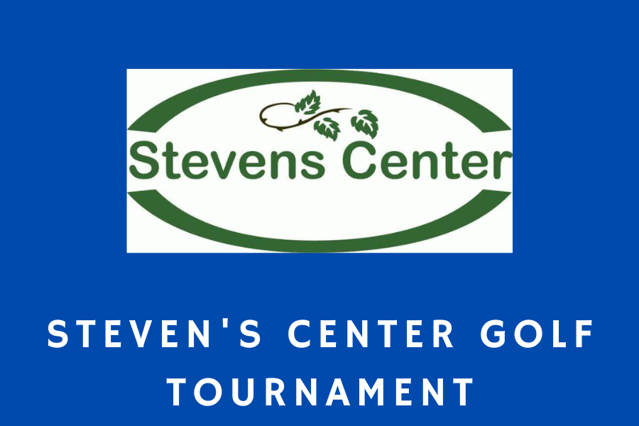 Steven center golf tournament logo