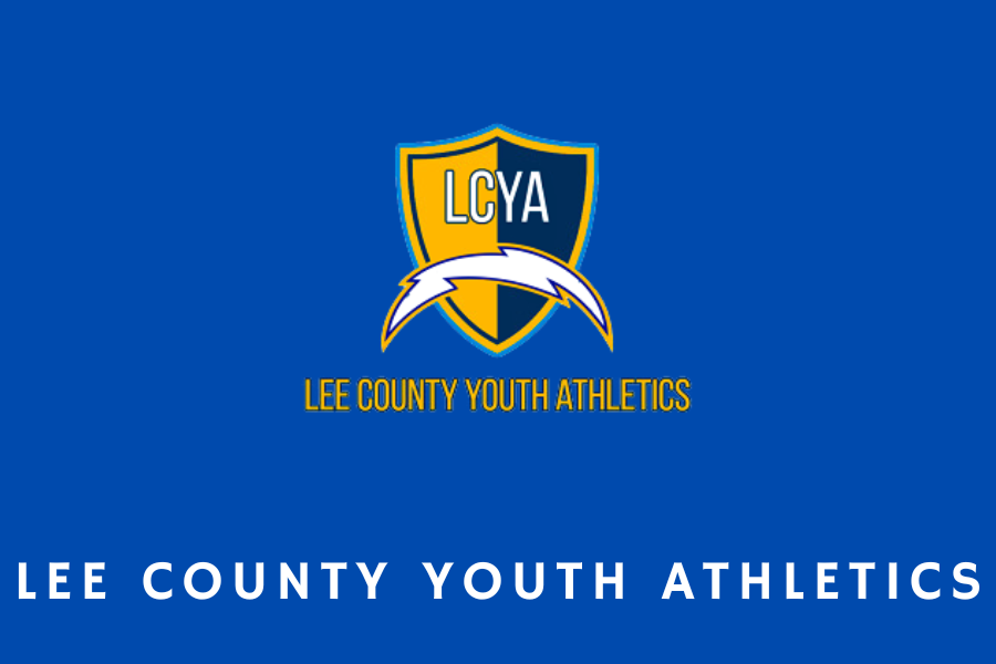 Lee county youth athletics logo
