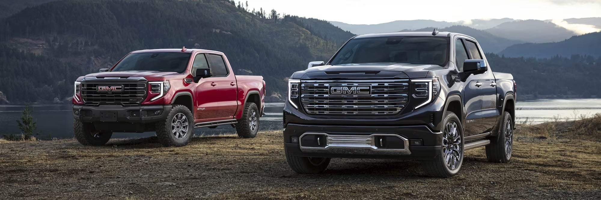Two GMC Sierra 1500 Side by Side